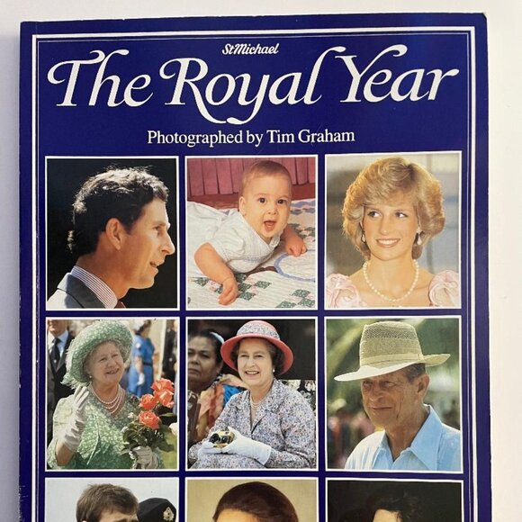 The Royal Year Photographed by Tim Graham. Paperback Book 1983 (St Michael) - Picture 1 of 6